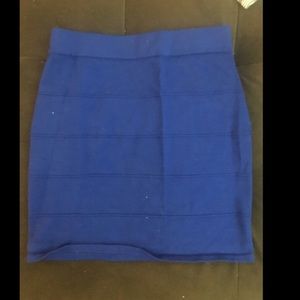 High waisted mini skirt